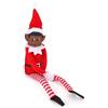 Elves Behavin' Badly Elves Behavin Badly Elfo di colore con viso in vinile e corpo morbido, 30,5 cm, elfo cattivo di Natale (elfo nero)