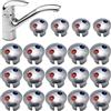 Jowxsx 20 pezzi indicatore caldo/freddo per rubinetti, segnale universale caldo e freddo, pulsanti indice per lavelli da cucina, ricambio per rubinetti lavabo
