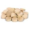 Tolux Tappi di legno 25 mm, Piastrine in legno, tappi in legno per sigillare nodi, fori barenati e difetti nel legno. Dimensioni 25x9 mm, 25 pezzi