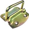 Aerzetix - C58792 - Maniglia per cassa pieghevole 90x70x2mm per avvitare - maniglia baule pieghevole con 4 fori rotondi - in acciaio zincato giallo - porta di pavimento