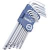 HemBorta Chiavi a Brugola Lunghe, Set Metrico 13 Pezzi 1,27-10mm Satinato