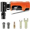WP WORKPAD WORKPAD Mini smerigliatrice angolare ad aria, 20000 giri/min, mini utensili pneumatici, dotato di pinze da 1/4, 1/8 e 2 chiavi