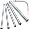 VOBOR Piegatubi a Molla per Tubi, 5 Pezzi 21cm 1/4, 5/16, 3/8, 1/2 e 5/8, per Tubi in Alluminio di Rame Curvi e Acciaio a Parete Sottile