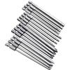 Bestgle 16pcs 1/4 Hex Shank 100mm/4 Inch Long Magnetic Screwdriver Bits Set, Hex Head Allen Wrench, Torx Security, Cross Phillips & Flat Head Slotted Tip Bit