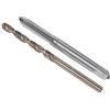 CoCud Set Punte Trapano e Contatto, M4.5 x 0.75 Tocca Filettatura 3.7mm Diametro Punta, Metrico Macchina Rubinetto per Vite & Torsione Punta Trapano Utensile Kit, 1 set