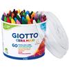 GIOTTO BARATTOLO 60 PASTELLI CERA MAXI 100mm ø 11.5mm GIOTTO 519200