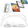 SAIJI Supporto per tablet, supporto per iPad, design ergonomico e migliorato, supporto per iPad, supporto portatile per tablet, monitor portatili, switch e altri dispositivi da 4,7 a 17,3