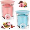 DAZZTIME Contenitori per Gelato,2 Pezzi Contenitore Creami per macchina da gelato Ninja Creami,Accessori Gelatiera Serie,per serie CREAMi NC701EU,con Coperchio,Senza BPA