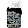Jay Franco Set copripiumino singolo Star Wars Comic, 100% cotone, con federa da 50 x 70 cm