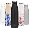 B2DO for GH Borraccia Termica 500ml Inchiostro Nero| Bottiglia d'Acqua Acciaio Inox Thermos| Bottiglia per Acqua Isolamento Sottovuoto| Doppia parete isolato | Termica bottiglia Senza BPA