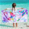 WERNNSAI Farfalla Telo Mare - 76 x 150 cm Asciugamano da Spiaggia Telo Spiaggia Rapida Asciugamano Mare per Campeggio Spiaggia Piscina Viaggio Leggero e Morbido
