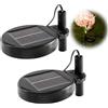 Tulov 2 pezzi di ricambio per luci solari, lampade solari di ricambio top con 11 modalità di luce, IP44, impermeabile, ricambio per lampade solari e lampade da giardino, decorazione per giardino e feste