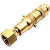 DN Autogas Parts Set di tubi di ricarica per GPL, propano e butano, 1 m, 2,2 cm POL LH maschio a 21,8 mm LH femmina, treccia rinforzata per Stati Uniti, Australia e Belgio