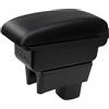 YJYWZH Bracciolo per Suzuki Swift 2005-2026 con USB e USB-C | 2 Porte USB e 1 USB-C, Doppio vano portaoggetti, Bracciolo centrale scorrevole, Pelle PU, Base specifica per veicolo