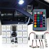 SOCAL-LED LIGHTING SOCAL-LED 2x RC Festone lampadine LED RGB 5050 12-SMD Luminoso Cuneo Interni/Cupola/Mappa/Porta/Luce della Targa (Adatto a: T10, 31 Millimetri, 36 Millimetri, 39 Millimetri, 42 Millimetri)