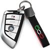 OYDDL Portachiavi universale in fibra di carbonio con logo auto compatibile con 500 500E 500C 500L 500X