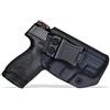 ACEXIER Fondina IWB KYDEX per Pistole Smith & Wesson M&P Shield 2.0 9mm .40 S&W, Destra, Nero