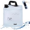 Deiris Tanica Acqua 15 L, Taniche Pieghevoli, Tanica con Rubinetto, Serbatoio Acqua Camper, Senza BPA, Ideale per Il Trasporto dell'Acqua per Escursionismo all'Aperto e Sopravvivenza