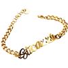 Shopping Cat Bijoux Braccialetto STICAZZI - Bracciale Frase - Bracciale acciaio (Oro)