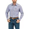 Wrangler all Terrain Gear by Camicia da Lavoro da Uomo, Taglio Cowboy, a Maniche Lunghe, Stile Western, in Denim Chiaro., 16 Inches Neck 34 Inches Sleeve