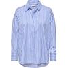 JdY Vesper L/S Loose Striped Shirt Wvn, Ballerino di Nuvola, S