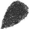 YTBYT 200 pezzi 3.0 mm micro collegamenti Nano anelli in silicone per Estensione dei Capelli (Nero)