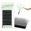 Natuhana Extension Ciglia W Forma 3D 4D 5D 6D 7D 8D 0.07 C D L LU Curl 8-15mm Classico Ciglia Ciuffetti Naturali Premade Fan Eyelash Extensions Volume Russo Professionale