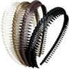 Aribliseza Cerchietti per Capelli Donna, 4 Pezzi, Cerchietti a Zigzag, Accessori per Capelli in Plastica alla Moda, Antiscivolo, Cerchietto con Denti per Casa o Pendolarismo