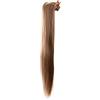 Prettyland 60cm statico-libero lunghi Extension per Capelli coda di cavallo treccia lisci con clip-in posticcio BL70 biondo