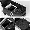 NONE Borsa per sedile posteriore per bicicletta Borsa per portabici MTB Borsa per bagagliaio Borsa da viaggio impermeabile di grande capacità per ciclismo con copertura antipioggia