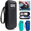 NONE Custodia da viaggio per refrigeratore per insulina Borsa termica per insulina impermeabile con display per termometro Borsa per organizer per medicinali per diabetici