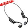 DOOGEE BoneBeat Run Cuffie Sportive a Conduzione Ossea Digitali, Auricolari Wireless Open-Ear, Impermeabili IP67 con Display LED Digitale