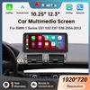 Road Top Display multimediale per auto con schermo Linux per BMW Serie 1 E81 E82 E87 E88 CCC CIC / Senza schermo OEM, CarPlay wireless e Android Auto