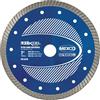 Mexco UHX - Disco diamantato ultra duro, ad alte prestazioni, disco da taglio di precisione per granito, porcellana, marmo, 180 mm, altezza segmento 10 mm, foro 22,23 mm