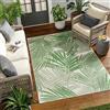 Livabliss Tarsus Tappeto da Esterno ed Interni Tappeto Esterno Terrazzo Moderne, per Giardino, Balcone, Stile Boho Tappeti Ampi Dimensioni, 120x170 cm Verde e Avorio