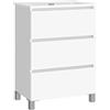 Baikal Natura Integrato, Melamina 16, Bianco, 60 cm