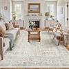 HUGEAR Vintage Tappeto Salotto Talpa Tappeti 300x400cm Soggiorno Antiscivolo Lavabile in Lavatrice Tapette Camera da Letto Sala Ufficio Bambina Bambino Pelo Corto Grande Carpet