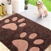 FCSDETAIL Zerbino Interno 80 x 120 cm, Tappetino Antiscivolo e Lavabile in Lavatrice, Tappetino d'Ingresso Assorbenti per Cane, Ingresso, Porta, Corridoio