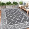 Enyhom Tappeto per Esterni Extra Large 240 x 300 cm, Plastica Tappeto da Esterno Impermeabile Resistente per Esterni, Patio, Campeggio, Giardino, Picnic, Balcone, Terrazza, Cortile, Portico