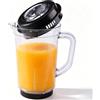 Cyrank Barattolo contenitore per frullatore, tazze frullatore 1000ml Acqua Portabicchiere per latte Plastica Latte Frutta Verdura Accessori per frullatore Tazze con manico per frullatore