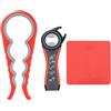 Otstar Apribarattoli e Apribottiglie per Aprire Coperchi Stubborn Mani Deboli, Anziani, l'artrite e Donne