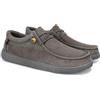 WALK IN PITAS | WP150 WALLABI Washed | Mocassini Uomo | Scarpe da Barca | Sportive Uomo | Sneakers Casual | Scarpa da Vela | Calzatura Senza Lacci | Scarpe Walkinpitas | Grigio Scuro 41