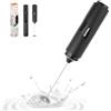GRIFEMA Frullino Montalatte Elettrico, Frullino per Cappuccino 13000 giri/min, Funziona a Batteria, Ergonomico, senza BPA, Schiumatore Latte Elettrico per Latte, Caffè, Bevanda, Matcha