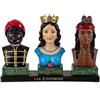 Inmaculada Romero IR Figura 3 Poteri Popolo Venezuelano 30 Cm. Immagine Nera Della Regina Felipe María Lionza Guaicaipuro