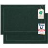Komfortec Tappeto Bagno Set di 2 in Spugna di Cotone 50x80 cm
