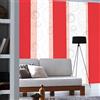madecostore Tenda a pannello traslucida tinta unita rossa 45 x 260 cm