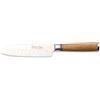 Katana Saya Olive Wood Coltello Santoku da 12 cm, acciaio inossidabile damasco VG-10 giapponese a 67 strati, manico in legno d'ulivo, coltello da cucina