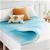 Best Price Mattress Mellow 3,8 cm Swirl Gel AeroBreeze Cooling Air Flow Memory Foam Topper, King Size