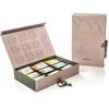 Meridiani® | Set Regalo Tè e Tisane Rotta delle Indie | Cofanetto 45 Filtri 9 Gusti Diversi | Scatola Scrigno Regalo (105 Gr) | Tè Verdi, Neri e Infusi