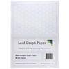Leaf Graph Paper Leaf Graph - Carta millimetrata esagonale, formato A4, distanza 20 mm (2 cm), confezione da 30 fogli, griglia esagonale per chimica organica e gioco